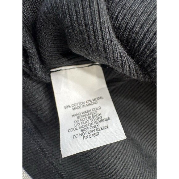 Express Large Black Tank Top Beaded Sequin SIlver - Picture 8 of 8